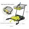 CEVIZ Tennis Ball Collectors & Hoppers, Automatic Pick-Up Tennis Ball Retriever Ball, Collects 90 Balls at Time, Holds Up to 290 Tennis Balls, for Various Tennis Courts view 2