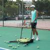 CEVIZ Tennis Ball Collectors & Hoppers, Automatic Pick-Up Tennis Ball Retriever Ball, Collects 90 Balls at Time, Holds Up to 290 Tennis Balls, for Various Tennis Courts view 3
