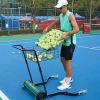 CEVIZ Tennis Ball Collectors & Hoppers, Automatic Pick-Up Tennis Ball Retriever Ball, Collects 90 Balls at Time, Holds Up to 290 Tennis Balls, for Various Tennis Courts view 4