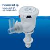 Attwood Tsunami Mk2 Aerator Pump T800 (12V), 800 GPH, Thru-Hull Straight with Fittings (Elbow & Straight). Direct Replacement for Attwood 4650-7, 5650-4 view 3