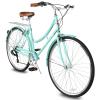 Tracer Osaka Hybrid Bikes for Women,26 Inch 7-Speed Adult Cruiser Bicycle City Hybrid Bike 700c Wheels,City Bike,Comfort Bike,Commuter Bike(AQU) view 2