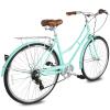 Tracer Osaka Hybrid Bikes for Women,26 Inch 7-Speed Adult Cruiser Bicycle City Hybrid Bike 700c Wheels,City Bike,Comfort Bike,Commuter Bike(AQU) view 3