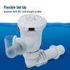 Attwood Tsunami Mk2 Aerator Pump T1200 (12V), 1200 GPH, Thru-Hull Elbow with Fittings (Elbow & Straight), 5664-4 view 3
