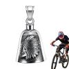 Kumprohu Bell,Riding Motorcycle Biker Bell - Stainless Steel Motorcycle Bell for s Man Biker Riders Husband view 1