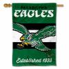 WinCraft Philadelphia Eagles Vintage Throwback Retro Double Sided Banner Flag view 1
