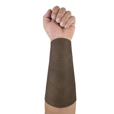 Valhalla Gear, Archery Forearm Protector for Bow Shooting Practice, Arm Guard, Training, Cosplay, Full Grain Leather, Handmade Archer Accessories, Bourbon Brown