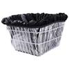 BEIJIALY Waterproof Bike Basket Liner, Bike Waterproof Rain Cover Fits Most Bicycle Baskets Easy Install Front Handlebar Bike Basket for Shopping Picnic(Black) view 1