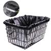 BEIJIALY Waterproof Bike Basket Liner, Bike Waterproof Rain Cover Fits Most Bicycle Baskets Easy Install Front Handlebar Bike Basket for Shopping Picnic(Black) view 4