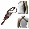 HWZ Vertical Genuine Leather Handbag Shoulder Right Hand Gun Holster Suitable for Middle Frame Automatic Guns view 1