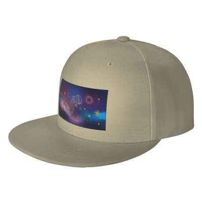 Aquarius Baseball Hats for Men Adjustable Dad Hat Gift for Men/Women Flat Bill Visor Snapback Hat,Black
