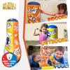 INFLATABLE DUDES Target Bag - Double-Sided - Ninja Dinosaur 40 Inches - Kids Punching Bag | Already Filled with Sand| Bop Bag | Inflatable Bopper | Punching Bag for Kids- (Little Dudes Rex and Nobi) view 2