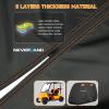NEVERLAND Golf Cart Cover 2 Passenger, Heavy Duty 420D Golf Cart Covers, Waterproof Club Car Golf Cart Cover with Zipper Doors Compatible with EZGO Yamaha Club Car 2 Seat (Up to 95 Inch) view 2