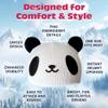 YCONNECT Ski Helmet Cover - for Helmets of Ski, Snowboard, Skateboard, Bicycle - Knitted Helmet Covers for Skiing, Paragliding - Fun Funny Gifts for Kids & Adults (White Panda view 4