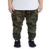 AIRNINE Men's Premium Twill Drop Crotch Jogger Pants S-5XL (Olive Camo Cargo2, 2X-Large) view 2