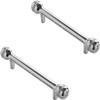 Cabinet Knobs with,Crystal Glass Door Drawer Knobs,Cabinet Handles Pulls 2Pcs Crystal Drill Single Hole Handle Cabinet Door Drawer Single Hole Handle Cabinet Wine Cabinet Handle, Large Round Bright Go