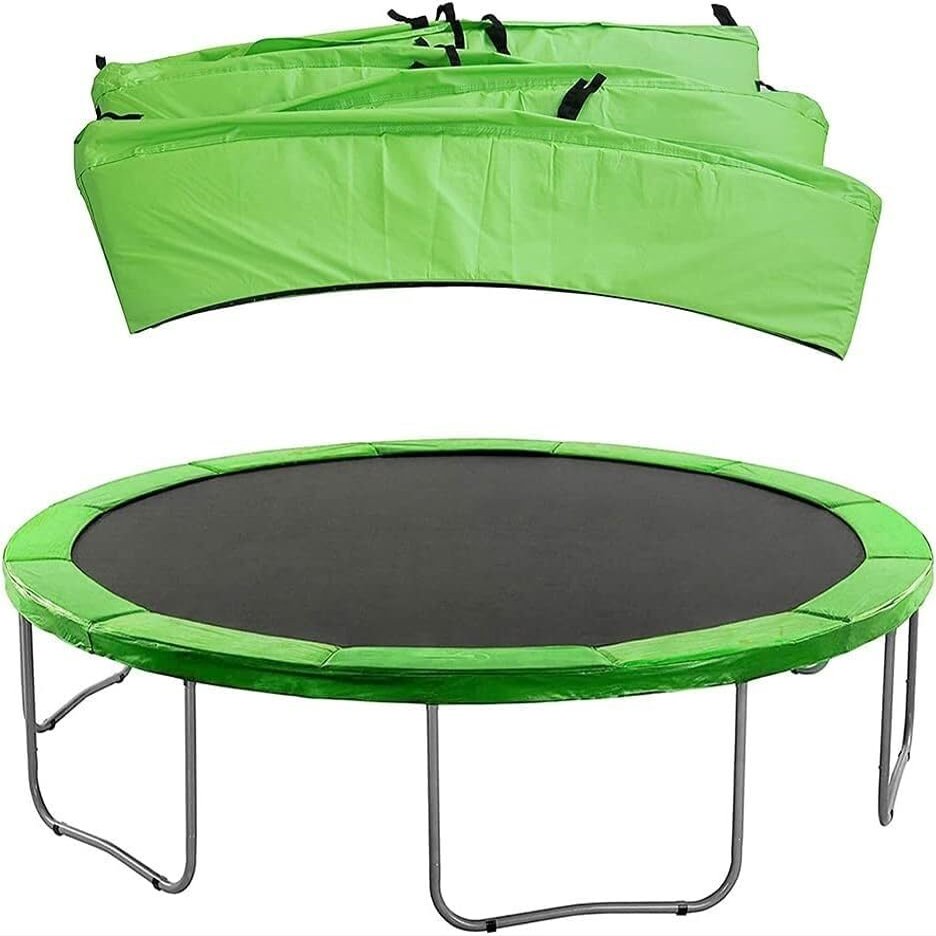 MDybf Trampoline Edge Cover Universal Spring Cover Liner, 6/8/10/12/13/14/15/16ft Replacement Trampoline Pad. (Color : Green, Size : 16ft)