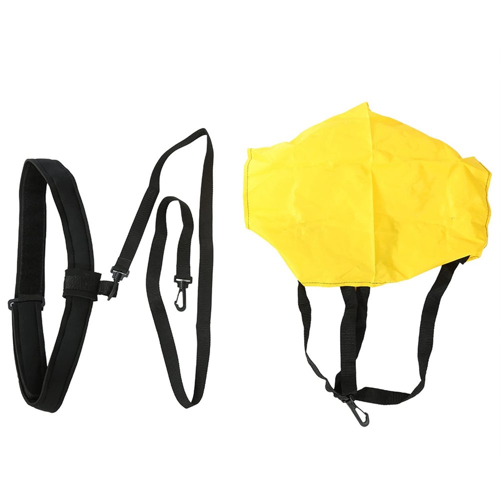 QANYEGN Swimming Strength Training Resistance Belt, Fixed Swimming Aquatic Resistance Belt, Static Swimming Belt with Drag Umbrella for All Pools