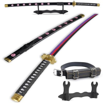 Cold Blade Katana Sword - 41 inches Katana Replica with Holster Belt and Display Stand - Sword with Authentic Design Qiushui