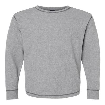Men's Vintage Long-Sleeve Thermal T-Shirt, Oxford, 3XL