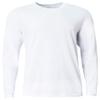 A4 Youth Long Sleeve Softek T-Shirt, White, L view 1