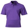 A4 Adult Essential Polo T-Shirt, Purple, XL view 1