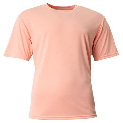 A4 Men's Cooling Performance T-Shirt, Salmon, 2XL