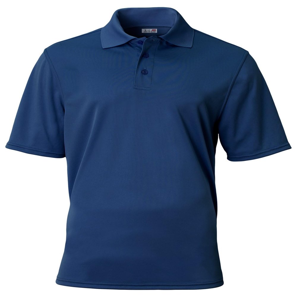 A4 Adult Essential Polo, Navy, XL