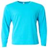 A4 Men's Softek Long-Sleeve T-Shirt, Electric Blue, 2XL view 1