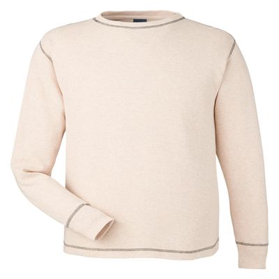 Men's Vintage Long-Sleeve Thermal T-Shirt, Oatmeal Heather, 2XL