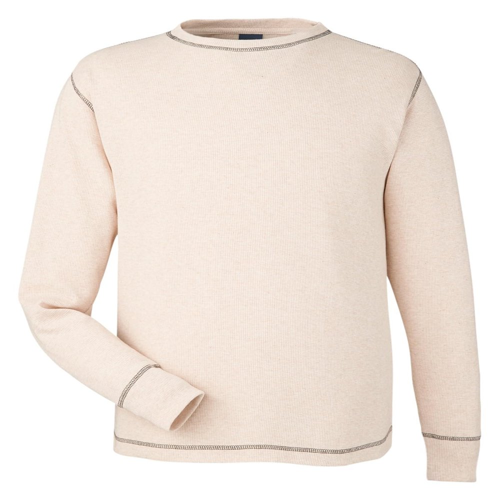 Men's Vintage Long-Sleeve Thermal T-Shirt, Oatmeal Heather, 2XL