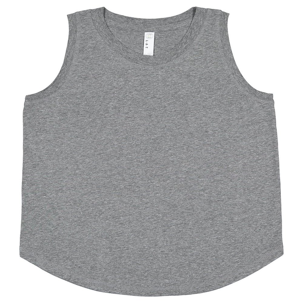 LAT Youth Relaxed Tank, Graphite Heather, XL