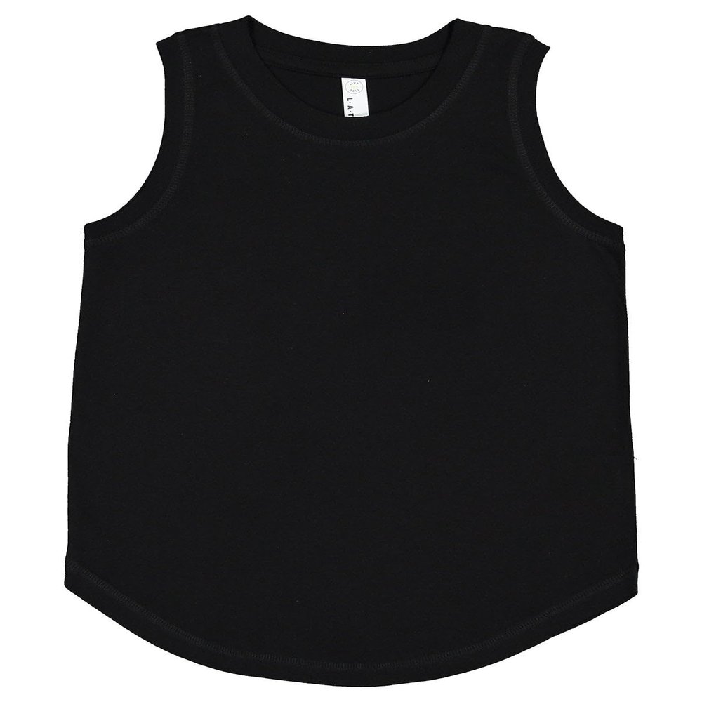 LAT Youth Relaxed Tank, Black, XL
