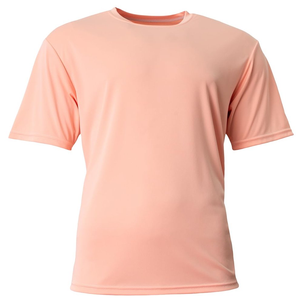 A4 Men's Cooling Performance T-Shirt, Salmon, XL