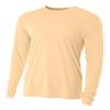 A4 Men's Cooling Performance Long Sleeve T-Shirt, Melon, XL view 1