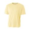 A4 Youth Sprint Performance T-Shirt, Light Yellow, L view 1