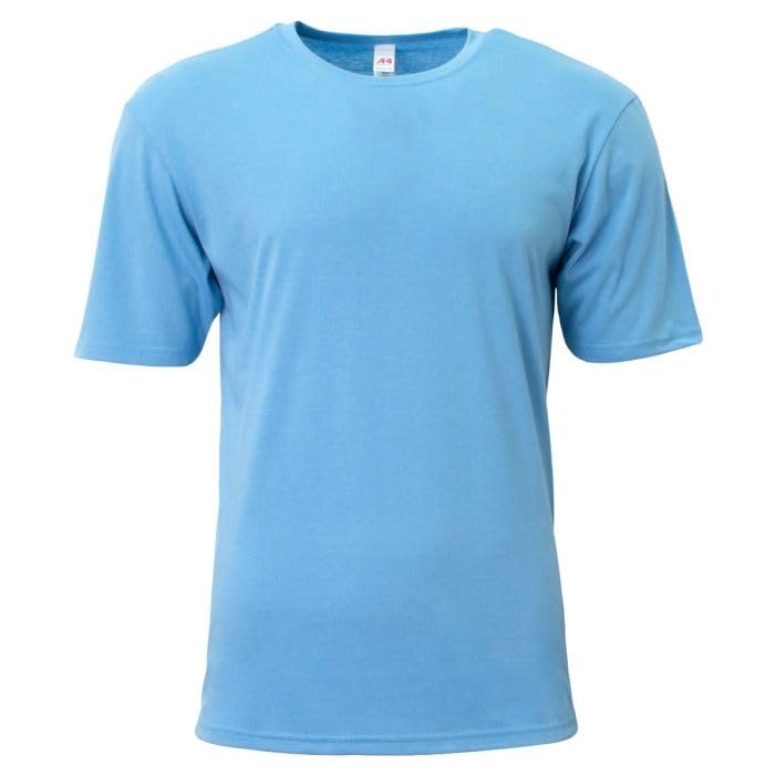A4 Youth Softek T-Shirt, Light Blue, L