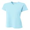 A4 Ladies' Sprint Performance V-Neck T-Shirt, Pastel Blue, S view 1
