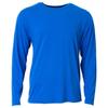 Men's Softek Long-Sleeve T-Shirt, Royal, 2XL view 1