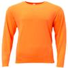 A4 Youth Long Sleeve Softek T-Shirt, Safety Orange, M view 1