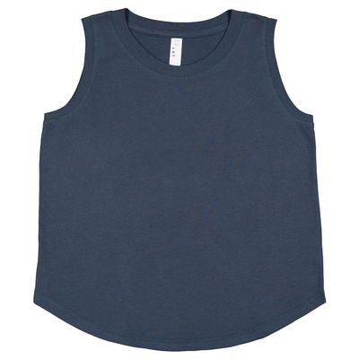 LAT Youth Relaxed Tank, Denim, XL