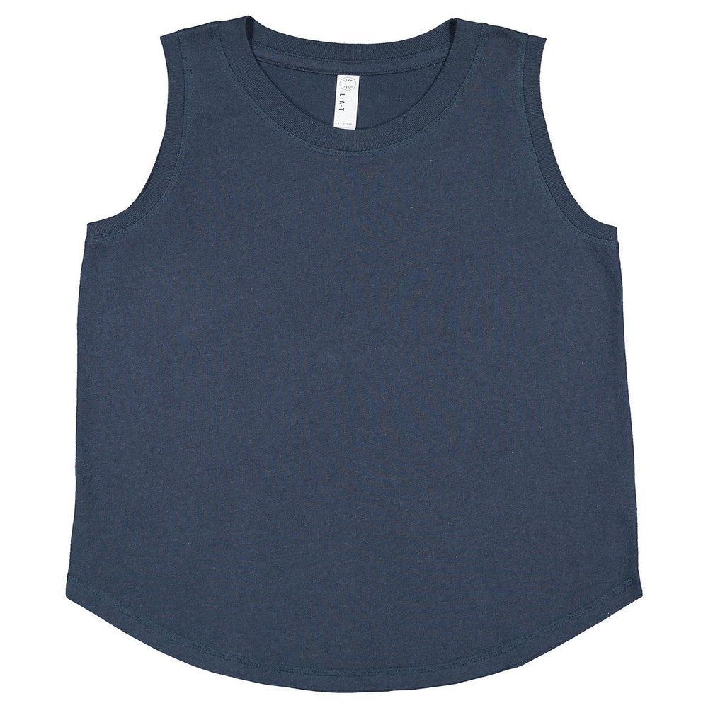 LAT Youth Relaxed Tank, Denim, XL