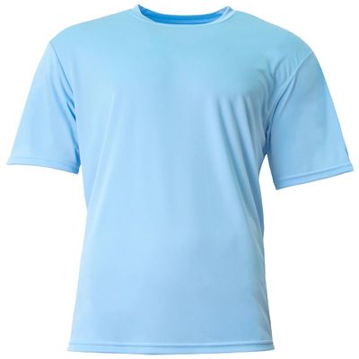 A4 Men's Cooling Performance T-Shirt, Sky Blue, M