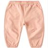 Happy Cherry Little Girls Boys Fleece Lined Softshell Outdoor Hiking Fishing Ski Insulated Pants 5-6 years pink view 1