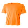 A4 Youth Sprint Performance T-Shirt, Safety Orange, XS view 1