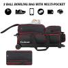 Goloni 3 Ball Bowling Bags with Wheels - Rolling Bowling Bag for 3 Balls & Accessories - Retractable Handle Extends to 38 view 3