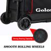 Goloni 3 Ball Bowling Bags with Wheels - Rolling Bowling Bag for 3 Balls & Accessories - Retractable Handle Extends to 38 view 4