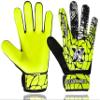 GOALIEX Soccer Goalie Gloves, Football Goalkeeper Gloves for Kids Boys Youth Children Double Wrist Along 4mm Super Grip Palm (Yellow/Black, Size 5 Suitable for 9-12 Years) view 1