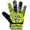 GOALIEX Soccer Goalie Gloves, Football Goalkeeper Gloves for Kids Boys Youth Children Double Wrist Along 4mm Super Grip Palm (Yellow/Black, Size 5 Suitable for 9-12 Years) view 2