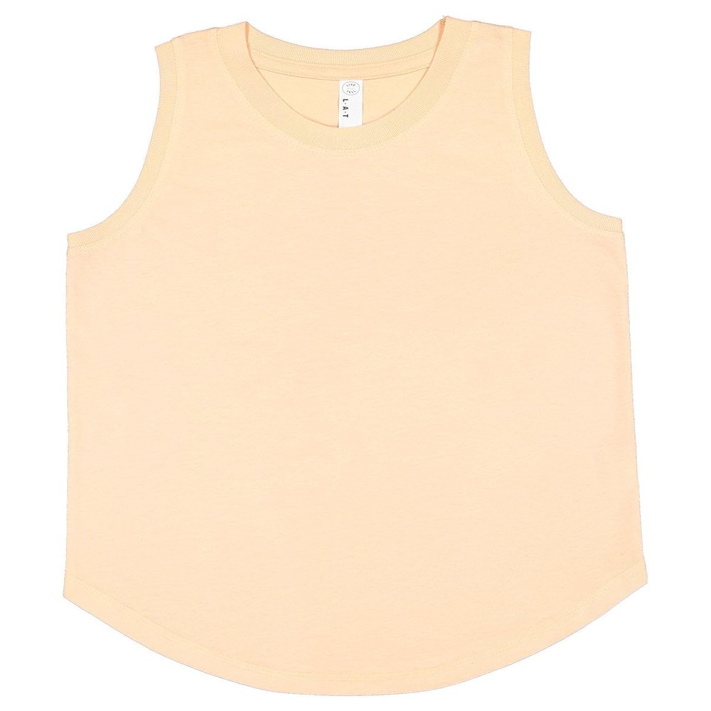 LAT Youth Relaxed Tank, Peachy, XS