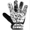 Soccer Goalie Gloves, Football Goalkeeper Gloves for Kids Boys Youth Children Double Wrist Along 4mm Super Grip Palm (Black/White, Size 4 Suitable for 6-9 Years) view 2